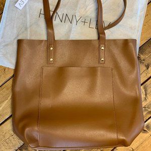 Henny + Lev vegan leather tote purse *NEW* $130US value